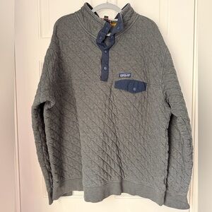 PATAGONIA ORGANIC COTTON QUILT SNAP-T PULLOVER TOP